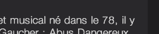 Pour les plus connaisseurs, Bobby a également participé à un projet musical né dans le 78, il y a quelques années maintenant, le groupe du guitariste Pierre Jean Gaucher : Abus Dangereux...   