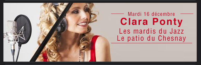 Clara Ponty : Les mardis du Jazz Le patio du Chesnay