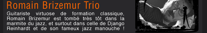 Romain Brizemur trio