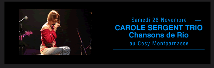 CAROLE SERGENT TRIO Chansons de Rio