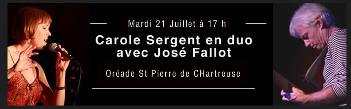 Carole sergent en duo avec José Fallot