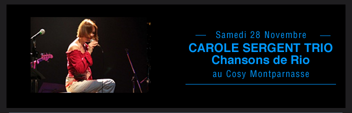 CAROLE SERGENT TRIO Chansons de Rio