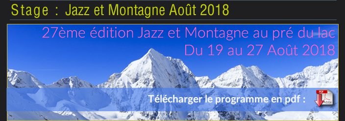 27 édition de JAzz et Montagne