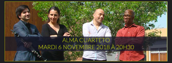 ALMA CUARTETOMARDI 6 NOVEMBRE 2018 À 20H30