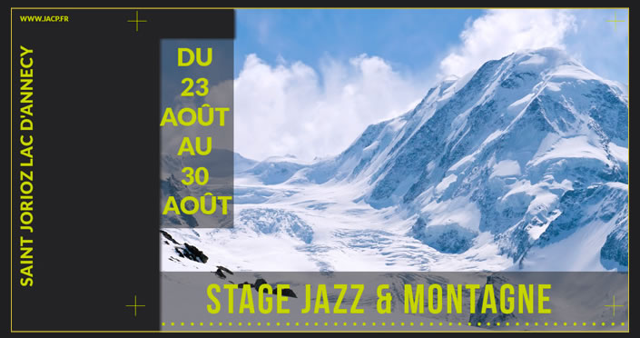 Stage Jazz et montagne 2020