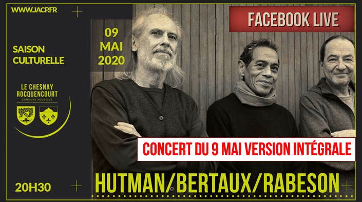 Olivier Hutman, Marc Bertaux et Tony Rabeson. facebook live